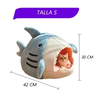 Cama para mascotas con forma de Tiburón_thumbnail